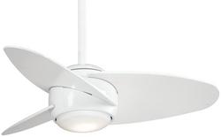 36 in. 3-Blade Ceiling Fan in White