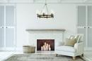 Minka Lavery Stone Grey 60W 6-Light Candelabra E-12 Incandescent Chandelier 