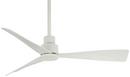 Minka Aire Flat White 3 -Blade Ceiling Fan with 44 in. Blade Span 