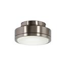 16W 1-Light LED Ceiling Fan Light in Brushed Nickel