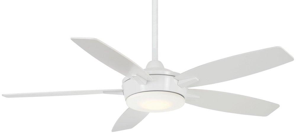 Minka Aire White 52 in. 70.1W 5-blade 1-Light Ceiling Fan 