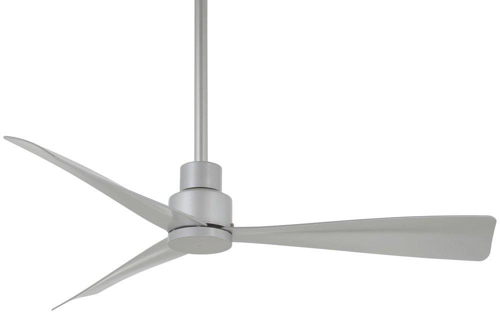 Minka Aire Silver 44 in. 48.06W 3-blade Ceiling Fan 