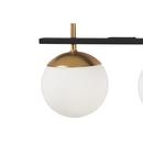 George Kovacs Weathered Black/Gold 75W 4-Light Xenon Vanity Fixture 