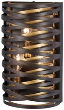 Minka Lavery Dark Bronze/Mosaic Gold 3 LIGHT WALL SCONCE 
