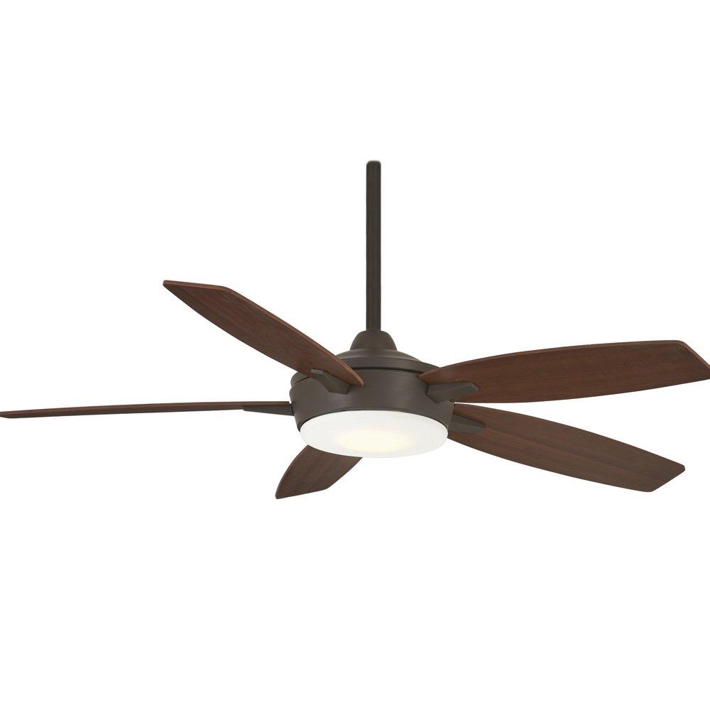 Minka Aire Oil Rubbed Bronze 52 in. 70.1W 5-blade 1-Light Ceiling Fan 