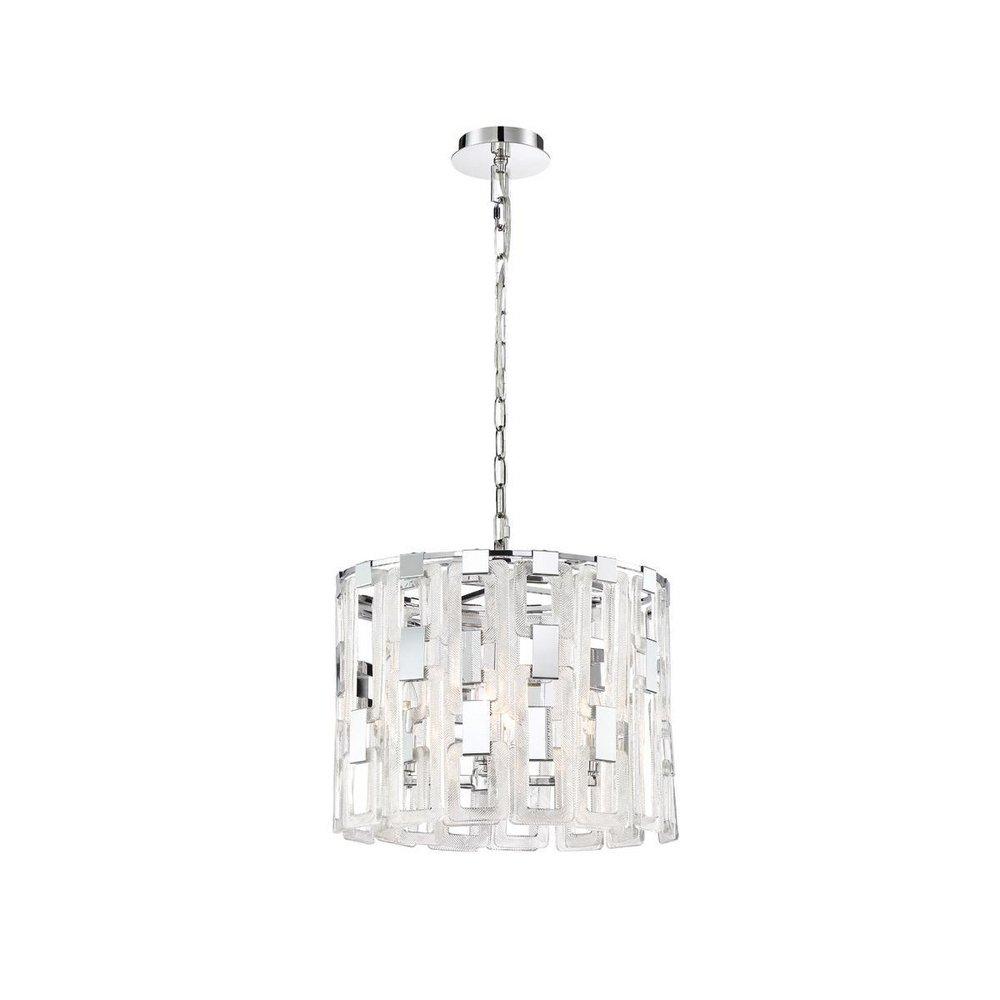 Eurofase Chrome 18 in. 40W 4-Light Chandelier 