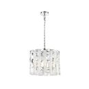 18 in. 40W 4-Light Chandelier in Polished Chrome