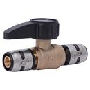 SharkBite&reg; Natural Brass Brass Full Port Push-to-Connect 200# Ball Valve 