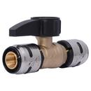 SharkBite® Natural Brass Brass Full Port Push-to-Connect 200# Ball Valve 