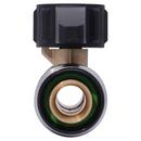 SharkBite® Natural Brass Brass Full Port Push-to-Connect 200# Ball Valve 