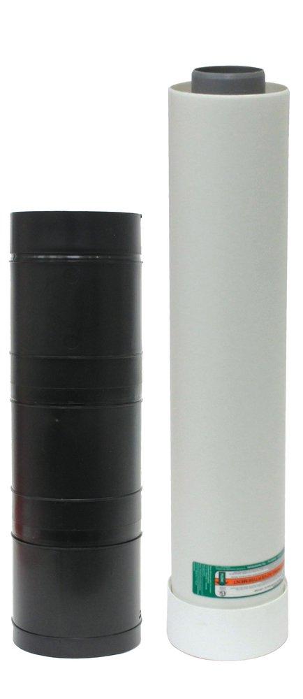 Rinnai Black 2 x 4 in. 60/100 Polypropylene Condensing Roof Termination Extension Kit 