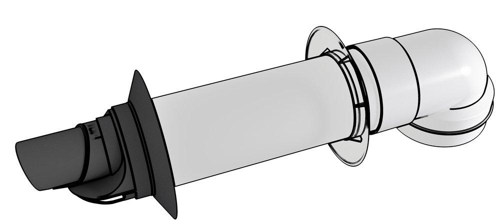 Rinnai Condensing Horizontal Termination Kit for M-Series Tankless Water Heaters 