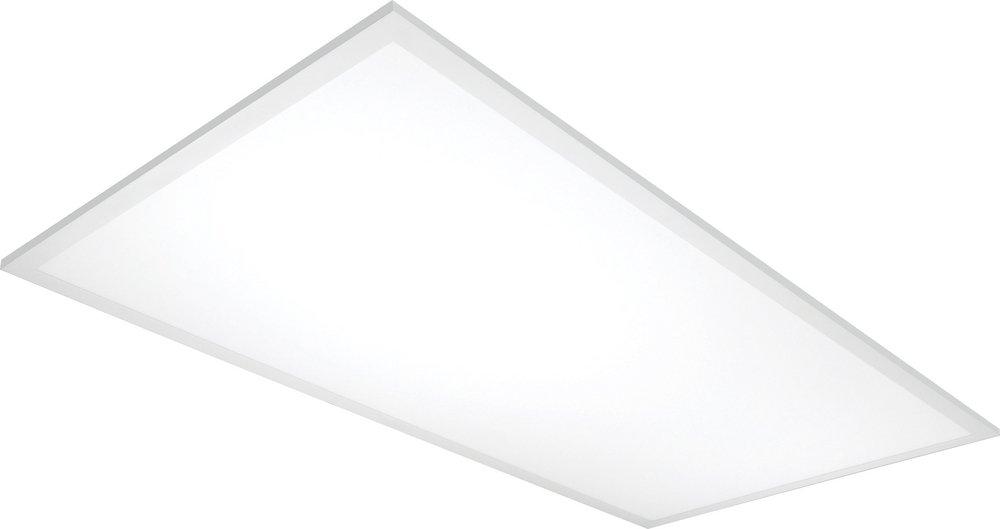 NUVO White 50W 1-Light LED Flush Mount Ceiling Fixture 