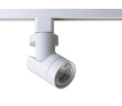12W LED Barrel Track Head - White Finish - 36&deg; Beam