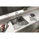 Elkay Polished Satin 25 x 22 in. Stainless Steel Single Bowl Dual Mount Kitchen Sink in Polished Satin 