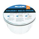 AB & A&trade; Polished Chrome 2 in. Push On Plastic Shower Drain 