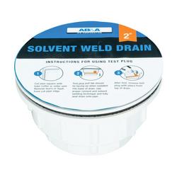 2 in. Push On Plastic Stainless Steel Shower Drain