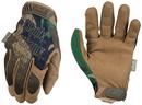 Size M Synthetic Leather Rubber Glove in Woodland Camo