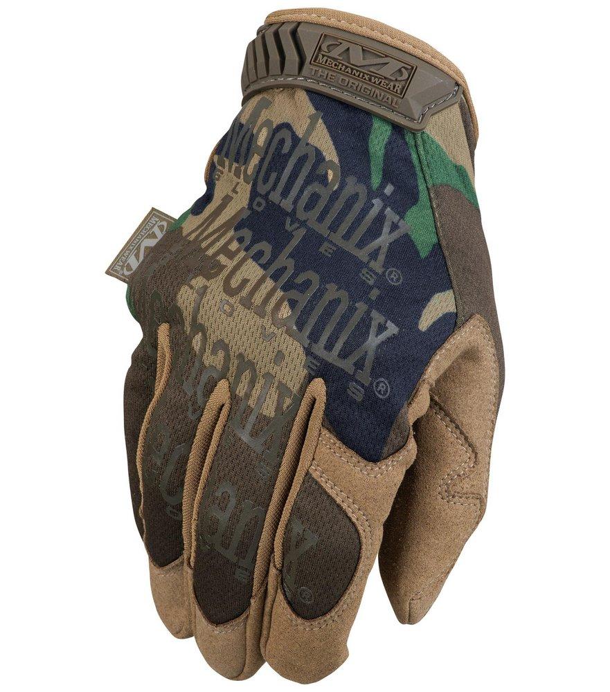 Mechanix Wear Woodland Camo Synthetic Leather Rubber Glove in Woodland Camo 