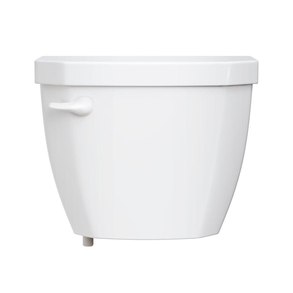 PROFLO&reg; White 1.28 gpf Floor Mount Toilet Tank 