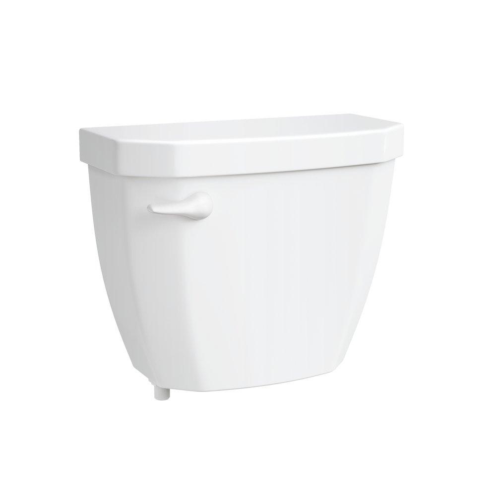 PROFLO&reg; White 1.28 gpf Toilet Tank with 12 in. Rough-In (with Color Match Lever) 