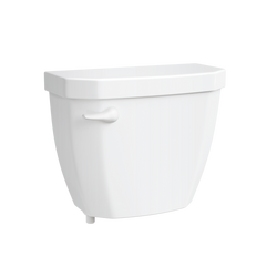 1.28 gpf Single Flush Toilet Tank with Left-Hand Trip Lever in White