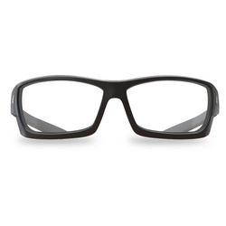 Black Frame Safety Glass with Clear Lens