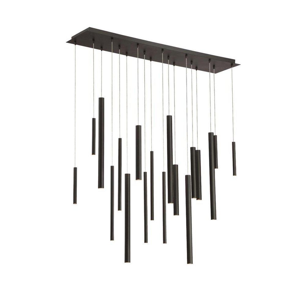 Eurofase Black 1W 18-Light LED Pendant 