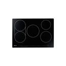 30 in. 5-Burner 5-Element Induction Cooktop in Black Glass