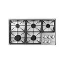 36 in. 5-Burner Pro Natural Gas Cooktop in Stainless Steel