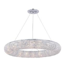 41 in. 20W 18-Light Bi-Pin G9 Xenon Chandelier in Polished Chrome