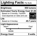 SATCO Frosted PL LED Bulb G24q Base 3000 Kelvin 120&deg; 
