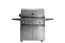 Lynx Grills Stainless Steel 36 in. 4-Burner 304 Outdoor Freestanding Grill with All Trident IR Burner and Rotisserie in Stainless Steel 