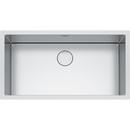 Franke Stainless Steel 35-1/2 x 19-1/2 in. No Hole Single Bowl Undermount Kitchen Sink 