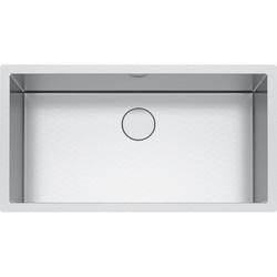 35-1/2 in. Undermount Stainless Steel Single Bowl Kitchen Sink