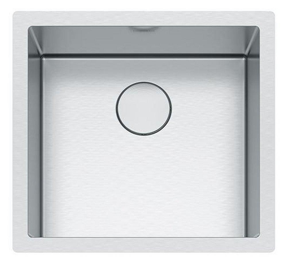 Franke Stainless Steel 20-1/2 x 19-1/2 in. No-Hole Single Bowl Undermount Kitchen Sink 