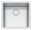 Franke Stainless Steel 20-1/2 x 19-1/2 in. No-Hole Single Bowl Undermount Kitchen Sink 