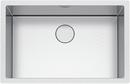 Franke Steel 29-1/2 x 19-1/2 in. No-Hole Single Bowl Undermount Kitchen Sink 