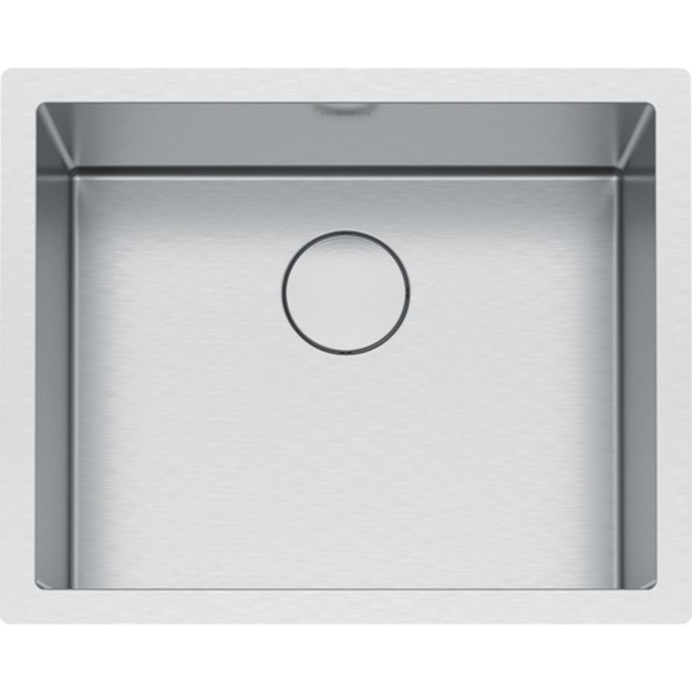 Franke Stainless Steel 23-1/2 x 19-1/2 in. No Hole Single Bowl Undermount Kitchen Sink 
