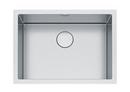 26-1/2 x 19-1/2 in. No-Hole Single Bowl Undermount Kitchen Sink in Stainless Steel