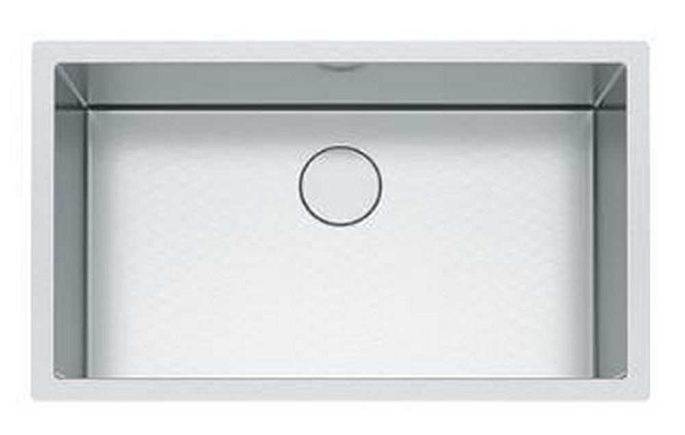 Franke Stainless Steel 32-1/2 x 19-1/2 in. No-Hole Single Bowl Undermount Kitchen Sink 