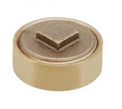 2 in. Male Sweat Brass DWV Flush Cleanout Plug