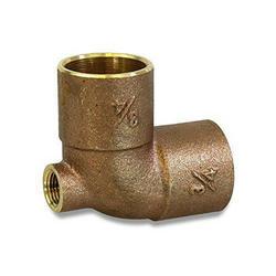 3/4 x 1/2 in. IPS x Sweat Cast Brass Reducing Tee