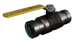 1-1/4 in. Carbon Steel Press Lever Handle Gas Ball Valve