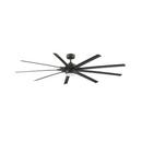 32W 9-Blade Ceiling Fan with 84 in. Blade Span and 1-Light LED in Matte Greige