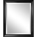 24-1/50 x 36-1/50 x 1-3/4 in. Wide Framed Mirror in Black
