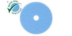 20 in. Plastic Burnishing Pad in Sky Blue (Case of 5)