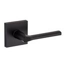 Reversible Hall or Closet Lever Handle in Iron Black