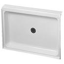 63-1/2 x 38-1/2 in. Gelcoat Fiberglass Shower Base with Centre Drain in White