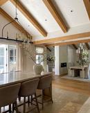 Visual Comfort & Co. Signature Aged Iron 45-1/4 x 34-1/4 in. 40W 1-Tier 8-Light Modern Chandelier 